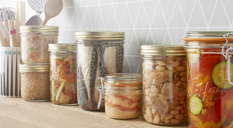 Le Parfait Flip Top Glass Jars for Storage and Gifting – ChouAmi™
