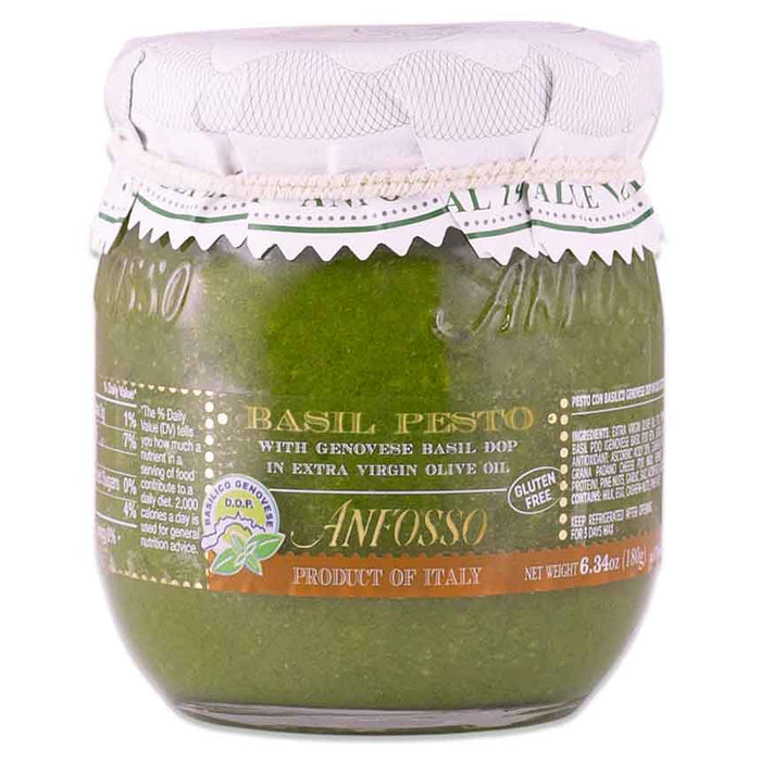 Anfosso - Basil Pesto with Genovese Basil DOP, 6.34oz (180g)