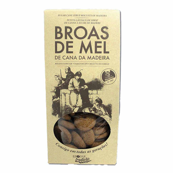 Broas de Mel Traditional Sugar Cane Honey Cookies, 5.3oz (150g)