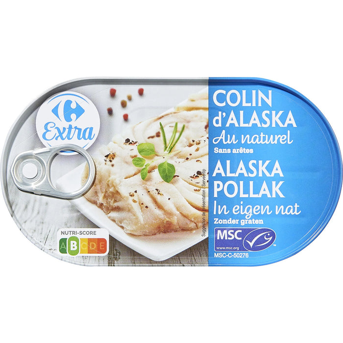 Carrefour All Natural Hake (Pacific whiting) Boneless, 190g (6.7oz)
