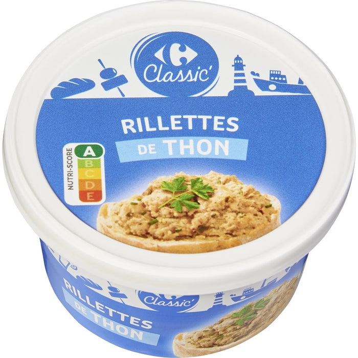 Carrefour Classic Tuna Rillettes, 125g (4.4oz)