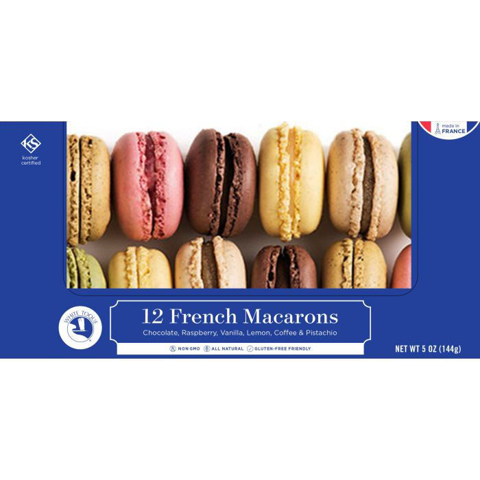 Classic French Macarons x 12pc, Frozen 144g (5oz)