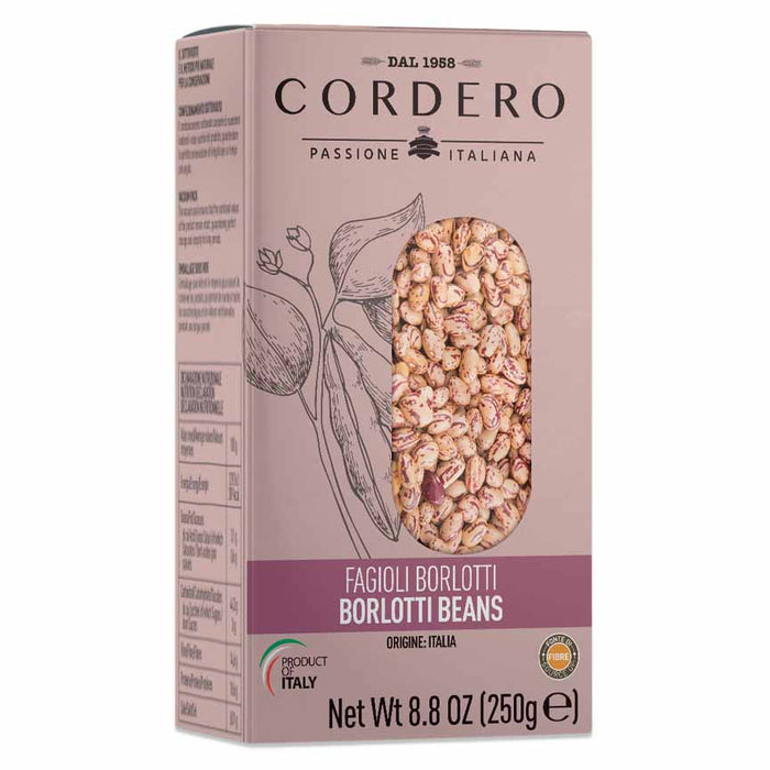 Cordero - Borlotti Beans, 8.8oz (250g)