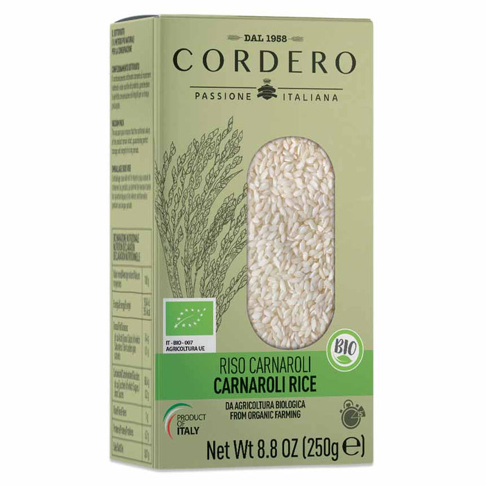 Cordero - Organic Carnaroli Rice, 8.8oz (250g)