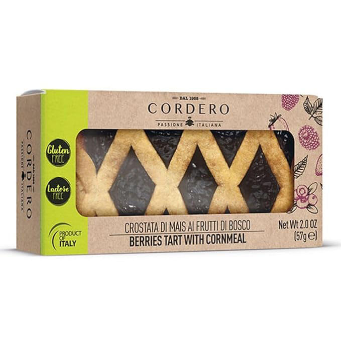 Cordero - Rice & Cornmeal Mini Tart w/ Wild Berries Jam, 2oz (57g)