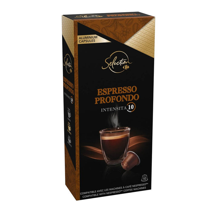 Espresso Intensity Coffee Nespresso Compatible, 10 Capsules