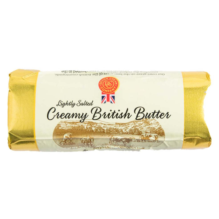 Devon Creamy British Butter Lightly Salted, 250g (8.8oz)