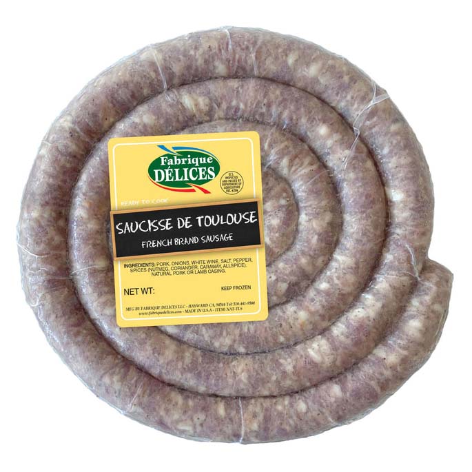 Fabrique Delices - Toulouse Sausage Coil Shape, 1.5 lbs (24oz)