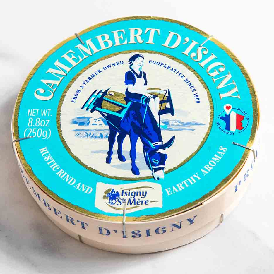 Isigny Ste Mere - Camembert d'Issigny Soft Cheese, 250g (8.8oz)