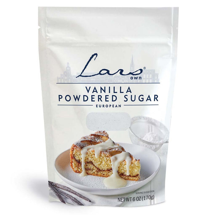 Lars Own Vanilla Powdered Sugar, 6oz (170g)