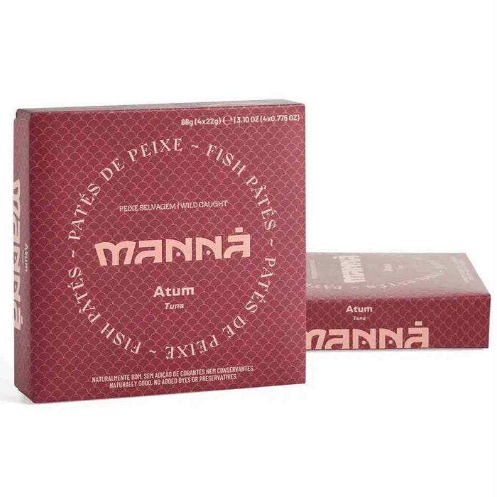 Manna Tuna Paté, 4 x 0.77oz (88g)