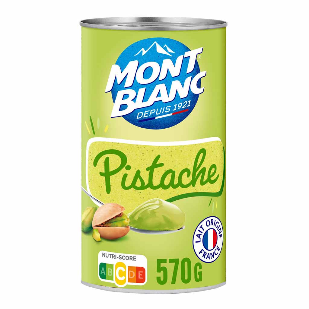 Mont Blanc Dessert Pistachio, 570g (20oz) Tin - myPanier