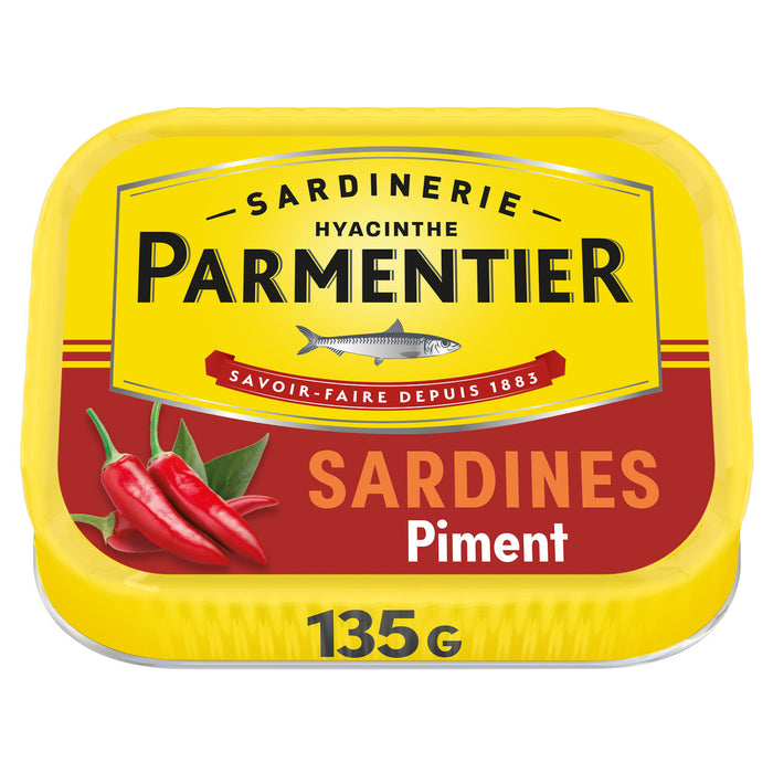 Parmentier - Sardines in Olive Oil and Chili Pepper, 135g (4.7oz)