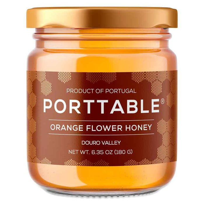 Porttable Raw Orange Flower Honey from Douro Valley, 6.35oz (180g)