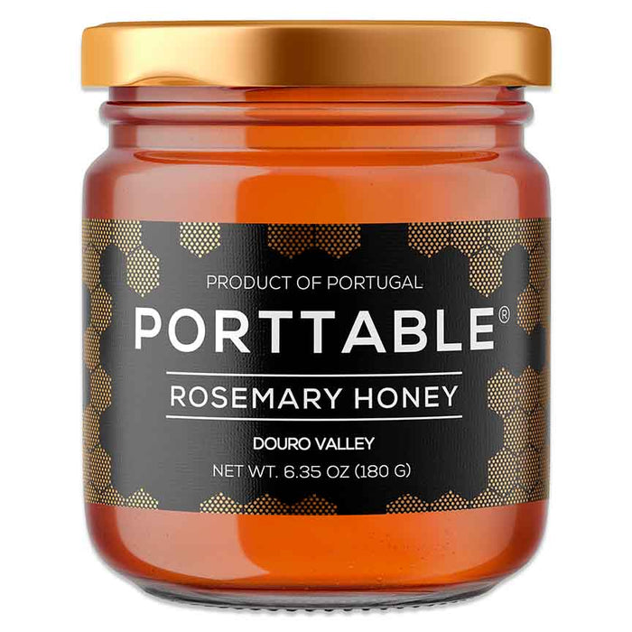 Porttable Raw Rosemary Honey from Douro Valley, 6.35oz (180g)