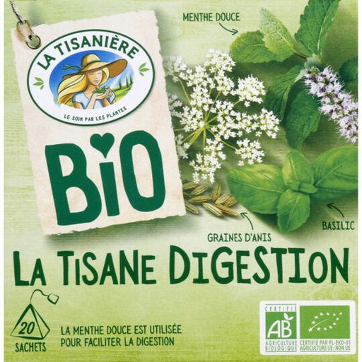 La Tisaniere - After Dinner Mint Herbal Tea - 25 Bags, 37.5g (1.3oz)
