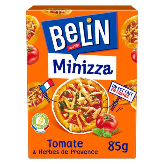 Biscuits apéritif Mini pizza tomate et herbes de provence, Belin (85 g)
