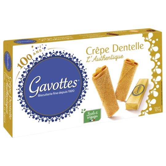 Crêpe dentelle 120 portions de 2 Gavottes
