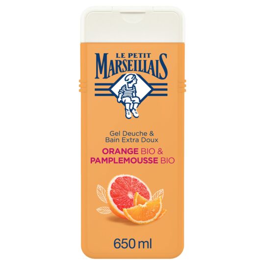 Le Petit Marseillais - Shower Gel Organic Orange & Grapefruit, 650ml (23oz) - myPanier