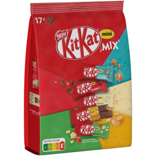 1x Unit KitKat Mini MIX Salted Caramel — 0.49 oz (Two Bars / Unit