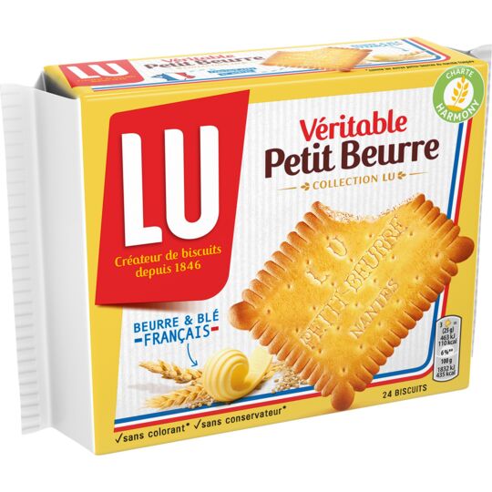 Biscuits Véritable Petit Beurre LU : Le paquet de 400 g à Prix Carrefour