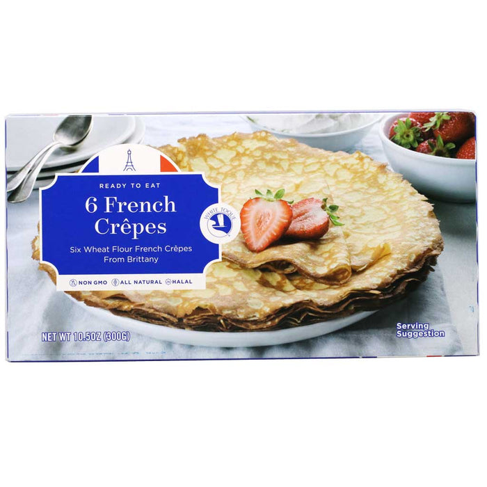 White Toque - All Natural French Crepes, 6pc, 238g (8.46oz) - myPanier