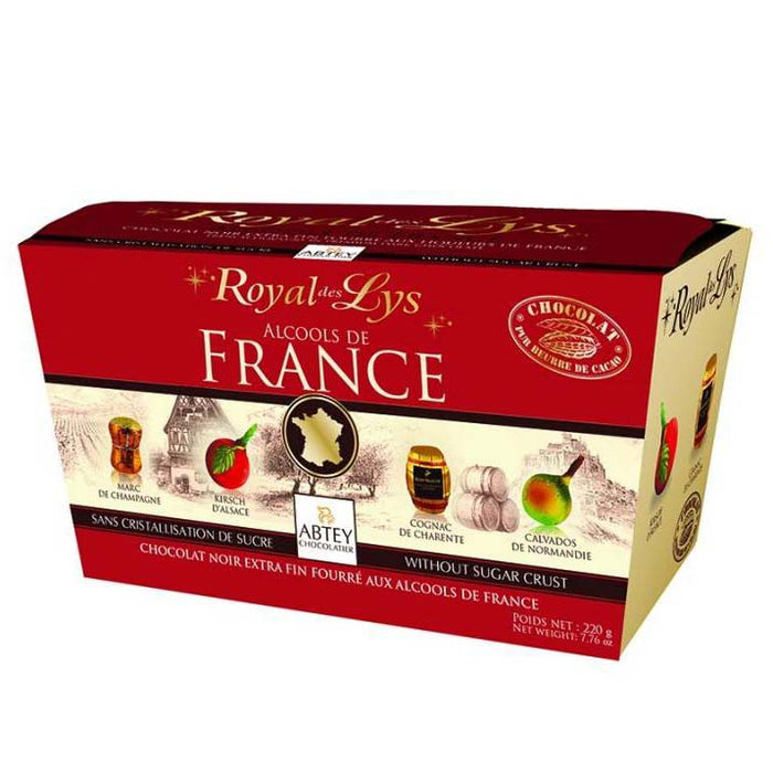 Chocolat fourré aux liqueurs Royal des Lys ABTEY