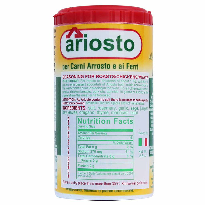 Ariosto - Roasted and Grilled Meat Seasoning, 2.8oz (80g) - myPanier