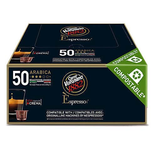 New 50 Nespresso Professional Capsules, Pods Espresso Origin Caramel  EXP:2022
