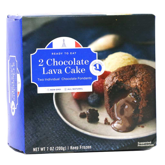 White Toque - Chocolate Lava Cake (Fondant), 2pc - myPanier