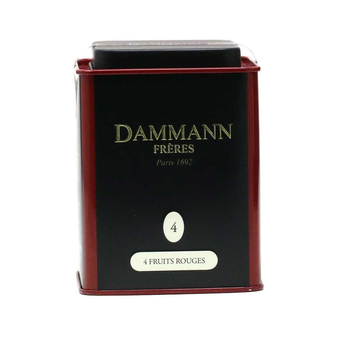 Dammann Freres Quatre Fruits Rouges Loose Tea, 3.5 Ounce Tin