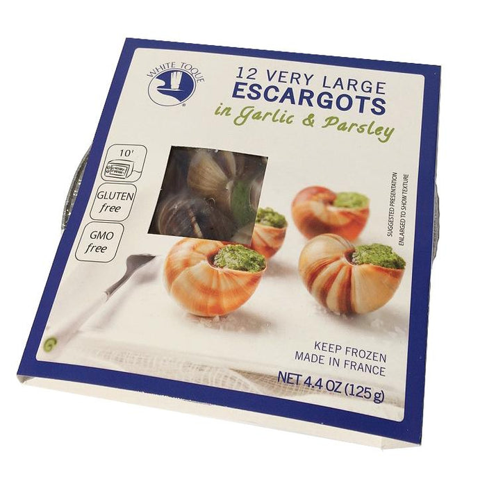 Frozen Extra Large Helix Escargots with Butter, 12pc, 4.4oz (125g)