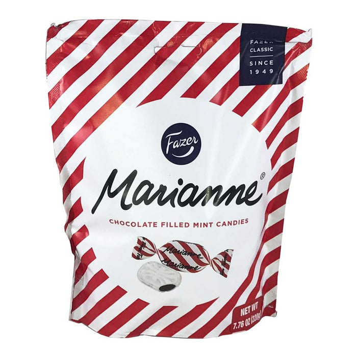 Fazer - Marianne Chocolate Filled Mint Candy, 7.7oz (220g) Bag - myPanier