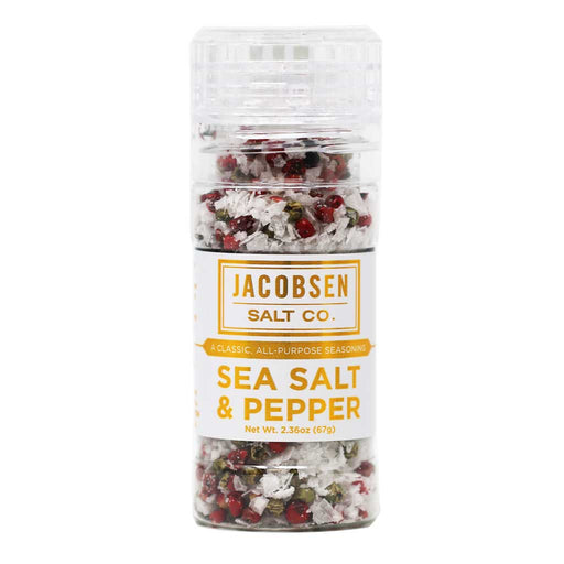 Jacobsen - Holiday Sea Salt & Pepper Grinder, 2.36oz - myPanier