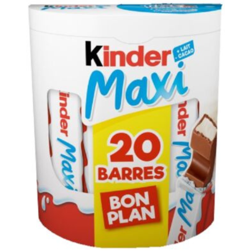 Kinder - Maxi Chocolate Bars X20, 420g (14.9oz) - myPanier