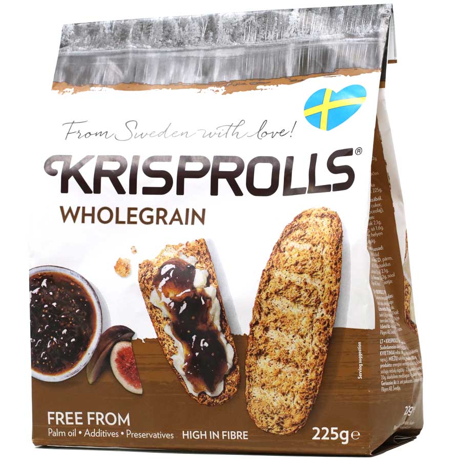 Krisprolls Wholegrain No sugar added High in Fibre - Pågen