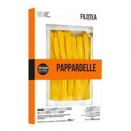 Pappardelle Egg Pasta by Filotea, 250g (8.8oz) Box - myPanier