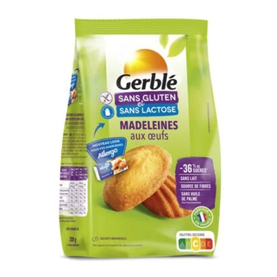 Gerble - Madeleines Sans Gluten ni Lactose, 200g (7.1oz) - myPanier